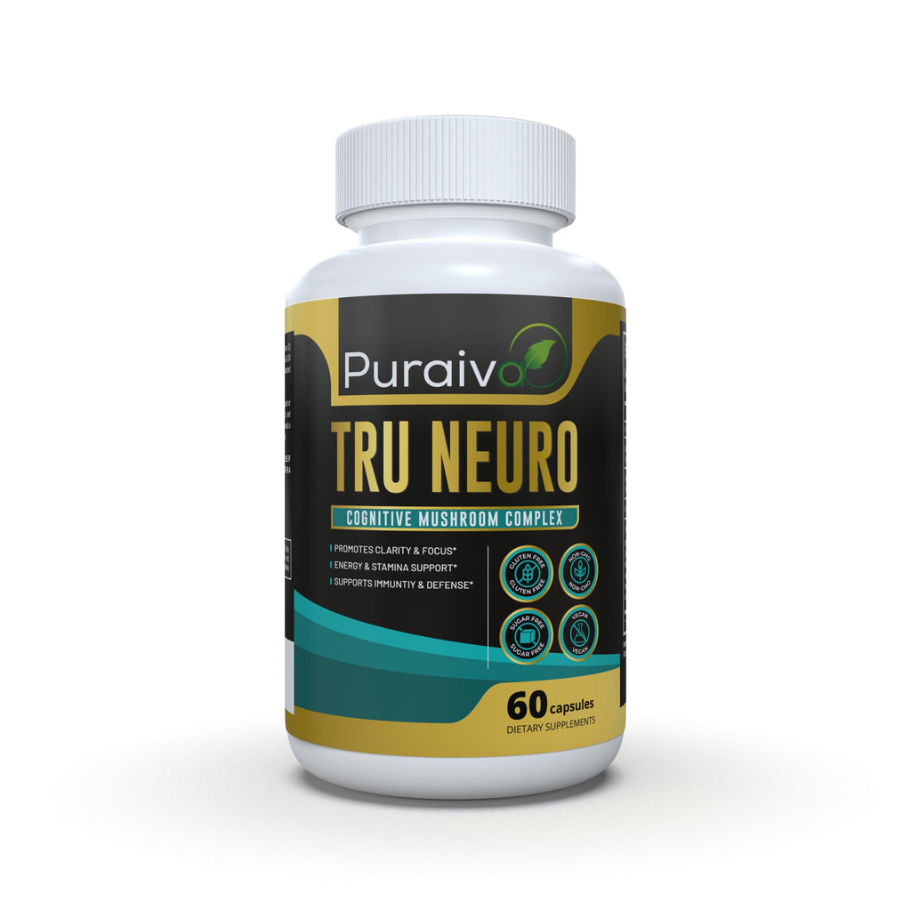 Tru Neuro - Cognitive Mushroom Complex - Puraiva Nutrition