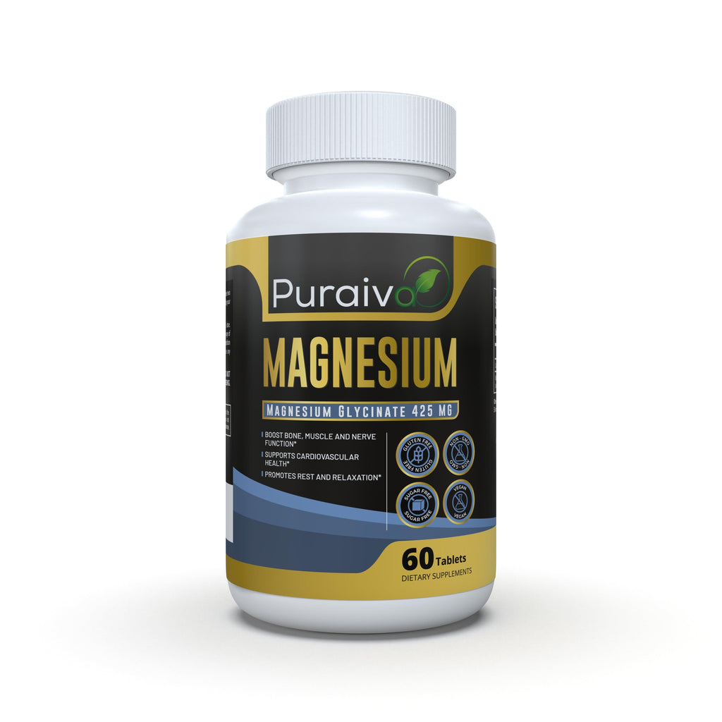 MAGNESIUM GLYCINATE - Puraiva Nutrition